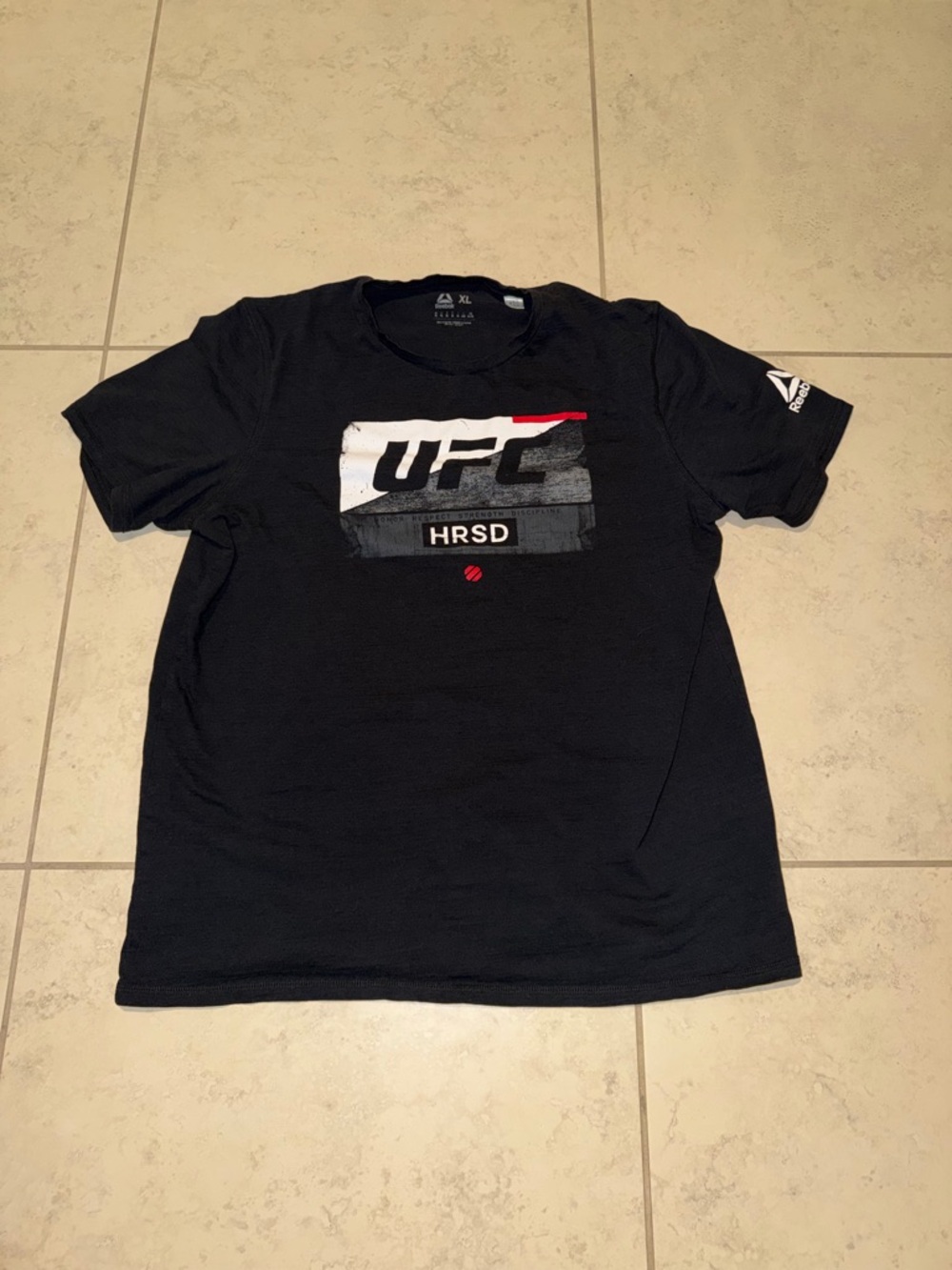 Reebok UFC HRSD Training T-Shirt Black XL